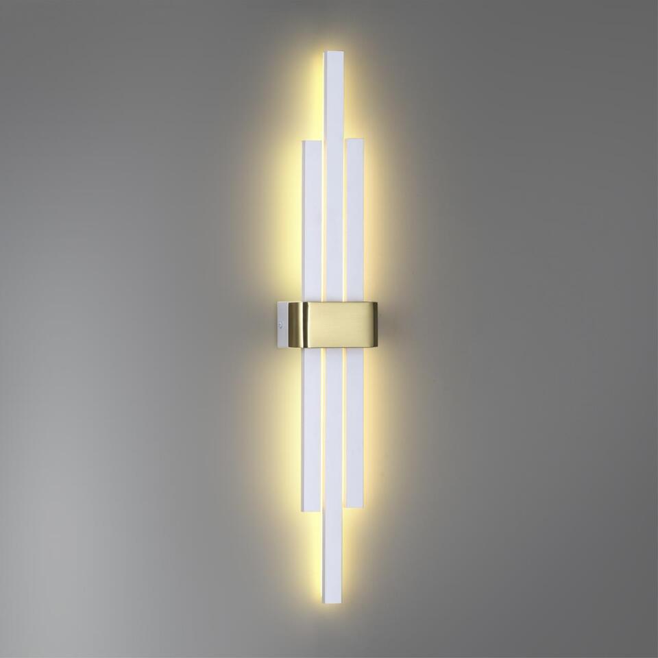 Фото №4  LUMION 5686/18WL LEDIO LN26 444 золотой, белый Настенный светильник LED 21W 3000K 220V TOVE