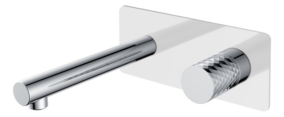 Фото №2  Boheme Смеситель STICK из стены WHITE DIAMOND CHROME