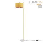 Превью фото №1  Торшер LUMION 8072/1F NEOCLASSI LN26 464 золото/желтый,  металл/камень/текстиль Торшер E27 1*60W 220V VELVETA