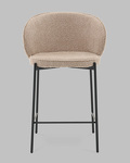 Превью фото №3  Стул полубарный Тисдейл букле бежевый