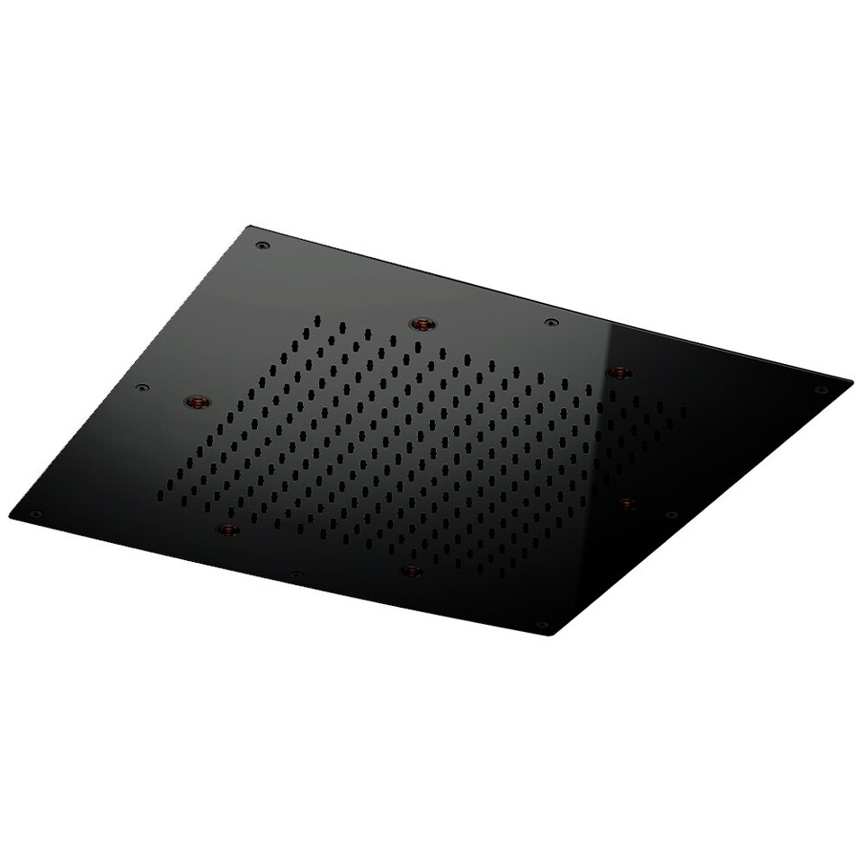 Фото №2  SF114DXX AQUAelite Techno верхний душ потолочного крепления, 500x500 мм Матовый чёрный, 38/05Q