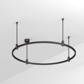 Фото Arlight Основание ART-APRIORI-ROUND-ROD-400-R1000 (BK) ( IP20 Металл, 3 года)