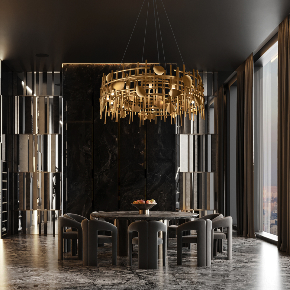 Фото №10  Подвесной светильник 10396/600C Подвесной светильник LOFT IT Escama