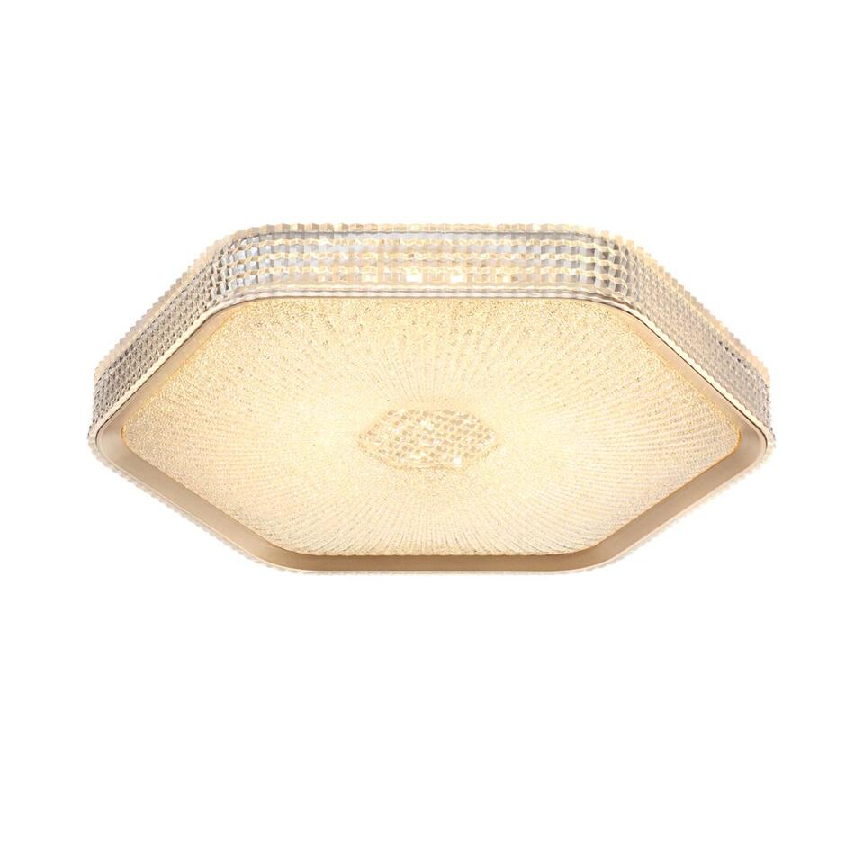 Фото №10  SONEX 7746/48L PIKO LED SN 000 Светильник металл/пластик/прозрачный/золотистый LED 48Вт 3000-4000-6000K 425х385 IP20 пульт ДУ SPARKS