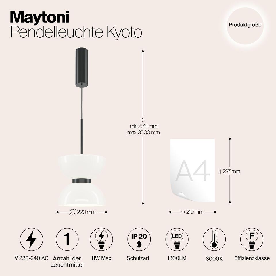 Фото №12  Подвесной светильник Подвесной светильник Maytoni MOD178PL-L11B3K