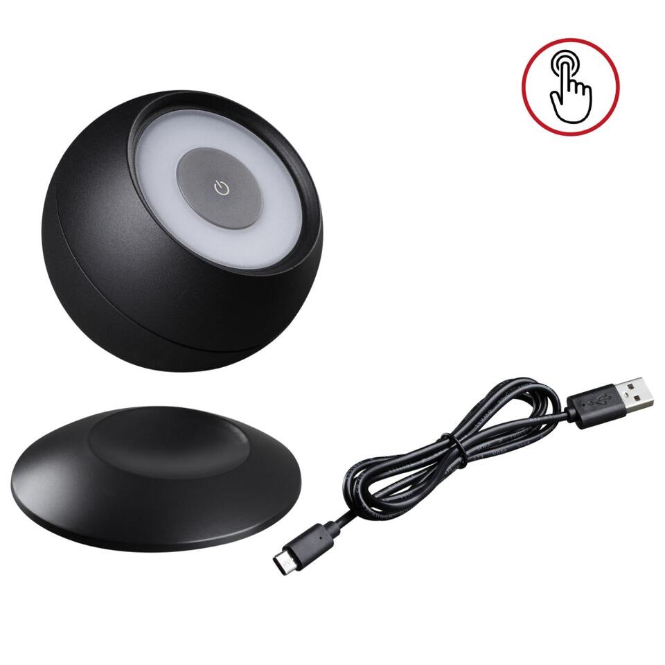 Фото №1  NOVOTECH 359288 STREET NT24 692 черный Светильник ландшафтный переносной IP54 LED 2W 2600mAh Li-ion 3.7V 4000K 170Лм CARDI