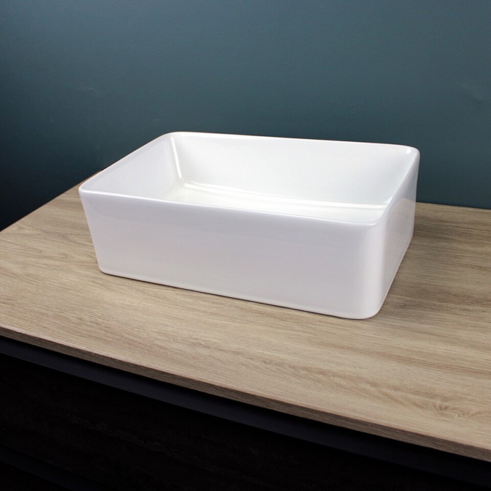 Фото №15  Раковина Teymi Раковина Helmi Mini 38 artceramic, накладная,  белая T50304