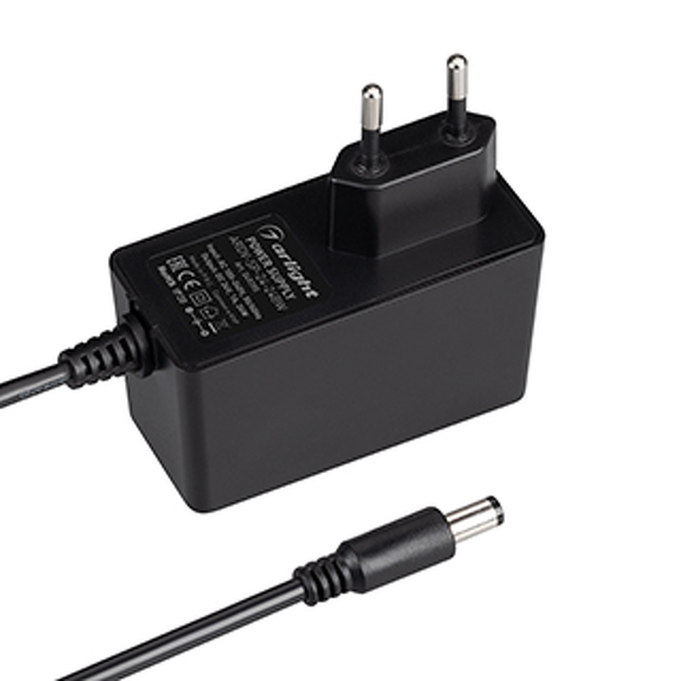Фото №1  Arlight Блок питания ARDV-SP-24-24BW (24V, 1A, 24W) ( Адаптер, 5 лет)