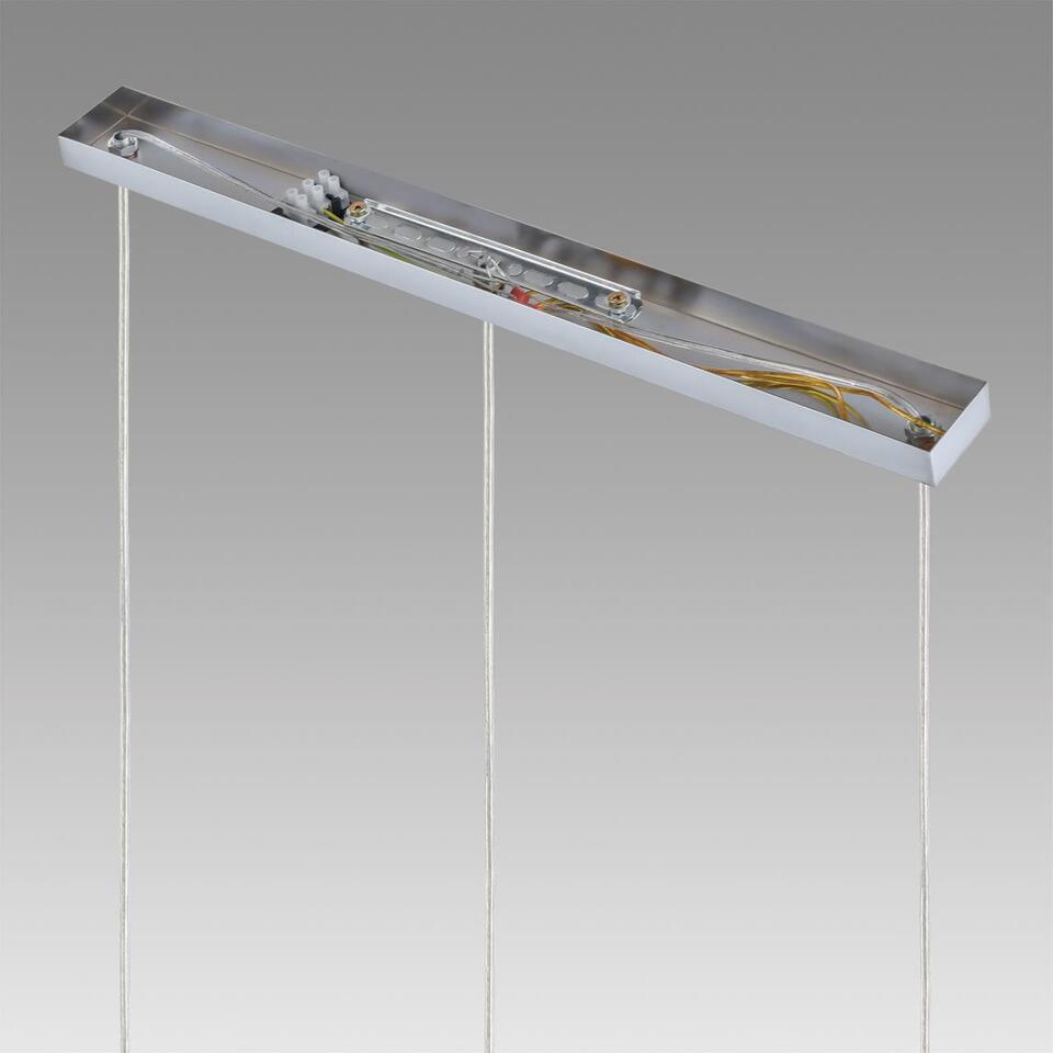 Фото №10  Подвесной светильник LUMION 8102/3A COMFI LN26 408 хром/прозрачный металл/металл Подвес Е14 3*40W 220V ISHA