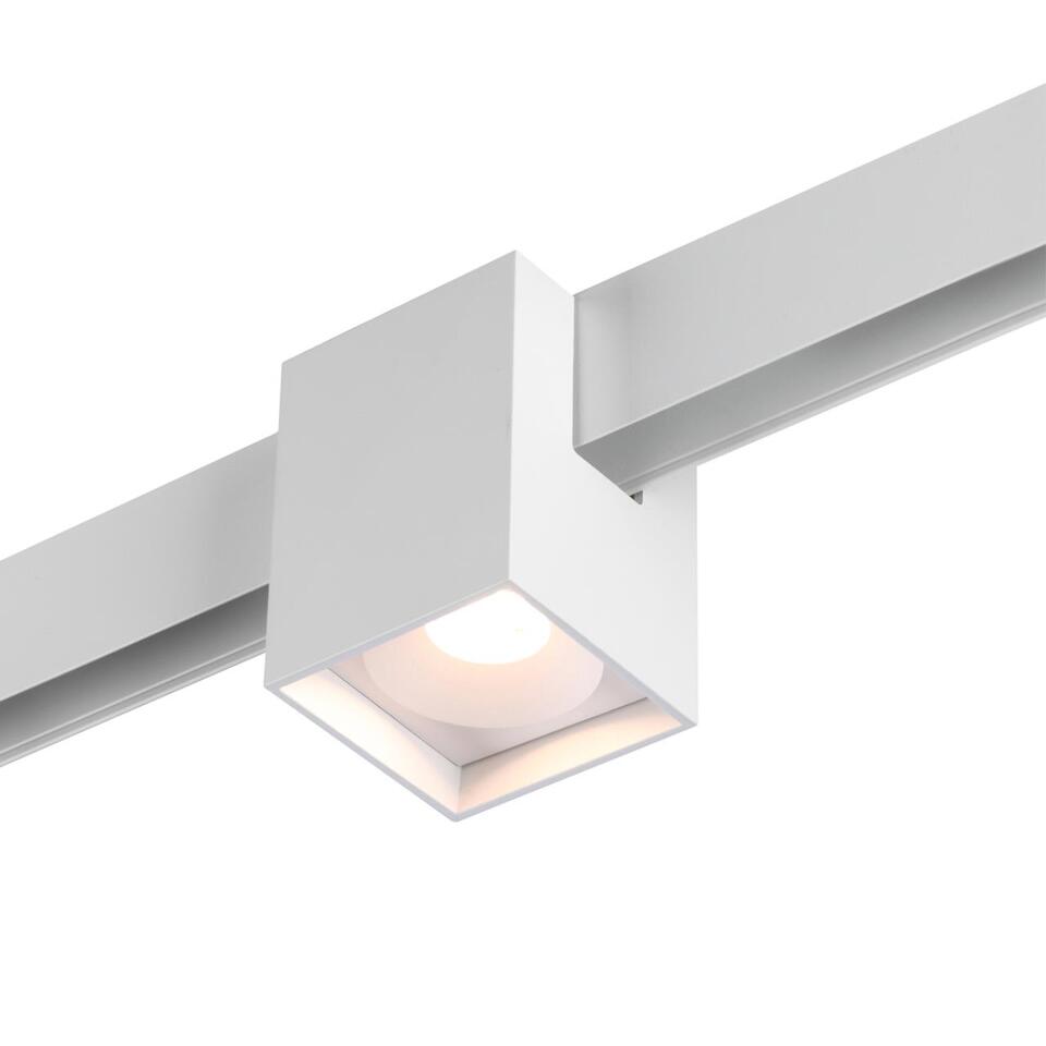 Фото №4  NOVOTECH 359518 SHINO NT24 130 белый Трековый низковольт. св-к диммир. со сменой цв.температуры, пульт ДУ/Tuya Smart Life IP20 LED 10W 48V 3000-6000K FLUM