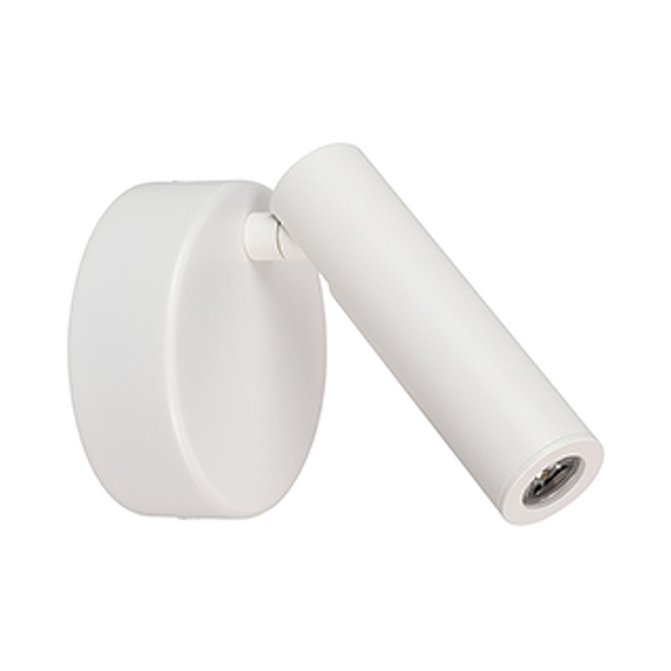 Фото №1  Arlight Светильник SP-BED-NB-R90-3W Warm3000 (WH, 20 deg, 230V) ( IP20 Металл, 3 года)