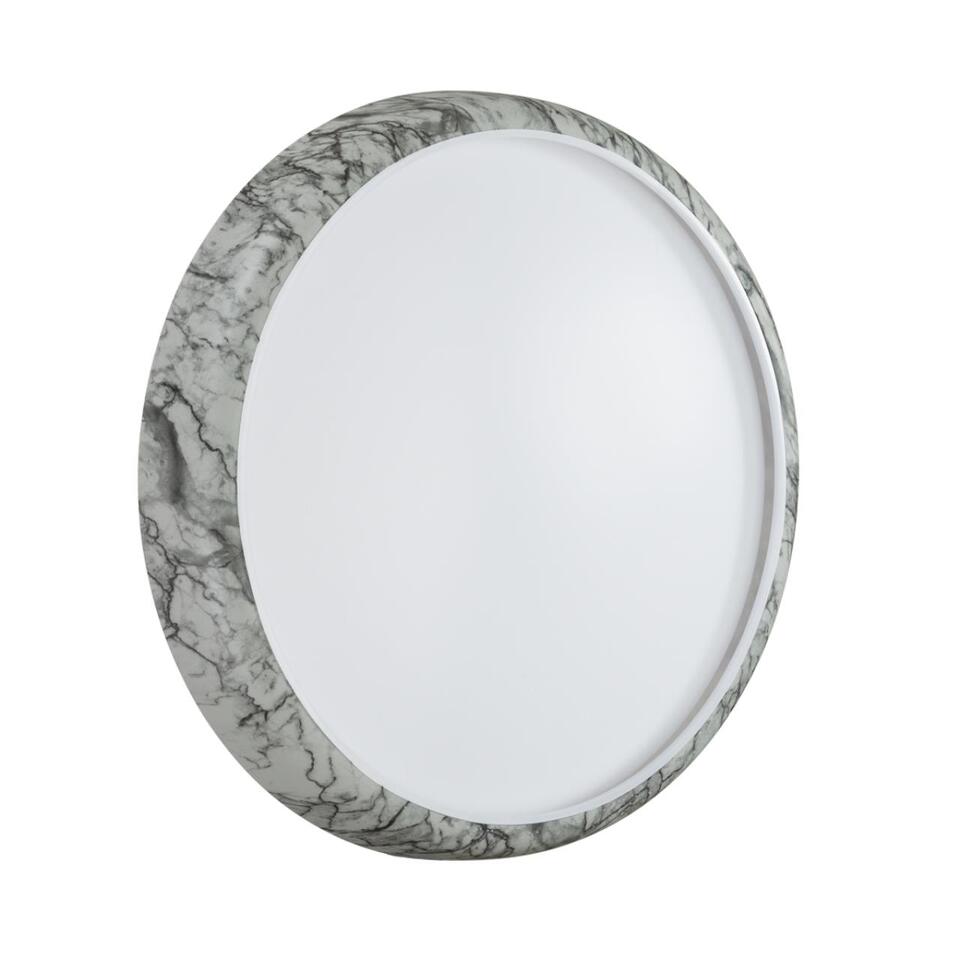 Фото №5  SONEX 7638/DL COLOR SN 137 Светильник пластик/бел. мрамор LED 48Вт 4000K D410 IP43 MRAMO WHITE