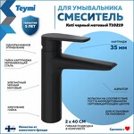 Превью фото №2  Teymi Смеситель для раковины Kati, черный матовый T10219