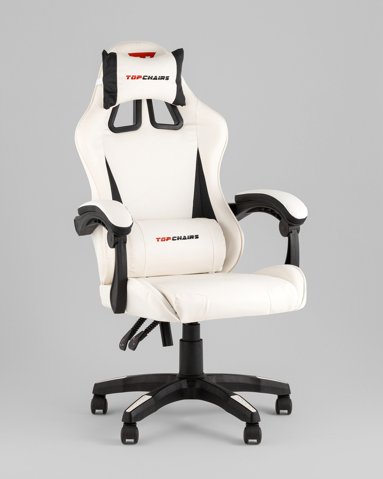 Фото №9  Кресло спортивное TopChairs Phantom бело-черный