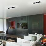 Превью фото №1  NOVOTECH 357621 SPOT NT18 488 белый/черный Встраиваемый светильник IP20 LED 3000K 10W 160-265V ANTEY