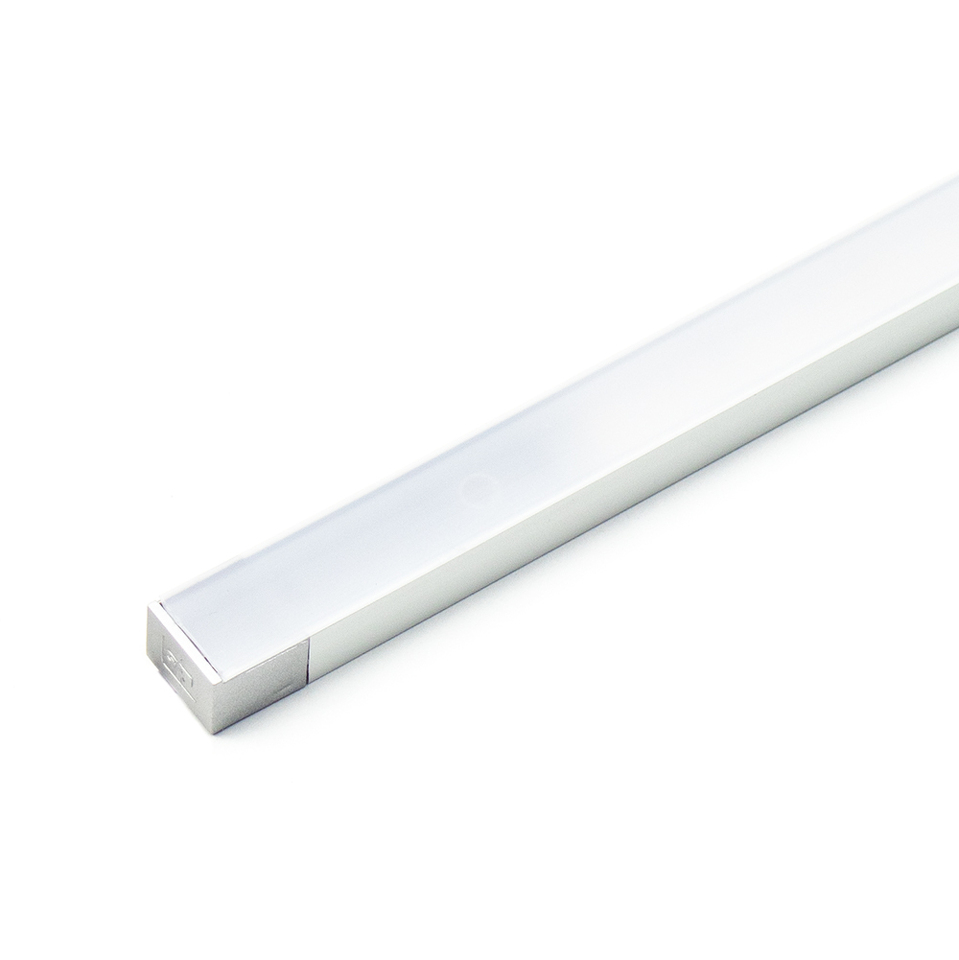 Фото №1  DLIGHT Светодиодный светильник MEC без выключателя, 9.6 W/м, холодный, алюминий