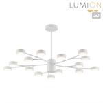 Превью фото №1  Люстра LUMION 8265/15 COMFI LN26 233 металл/металл белый/белый Люстра GX53 LED 15*7W 220V TORINA