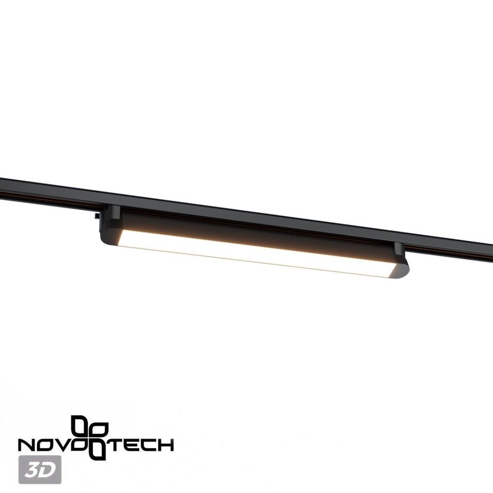 Фото №9  NOVOTECH 359792 PORT NT25 236 черный Светильник однофазный двухжильный трековый с переключ. цв. температуры IP20 LED 24W 180-265V 2700К/3200К/4000К ITER