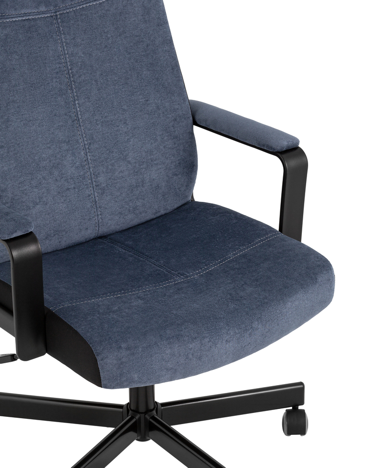 Фото №7  Кресло руководителя TopChairs ST-DOMINGO темно-синий