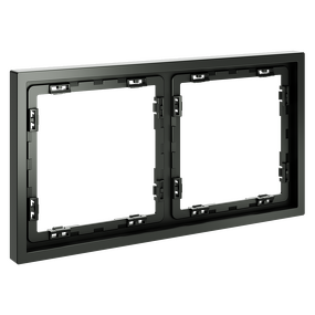Фото Рамка пластиковая VOLTUM S70 на 2 поста, (титан)