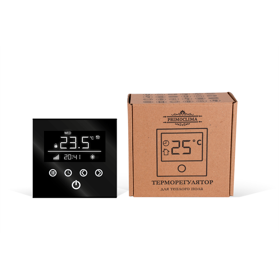 Фото №1  Терморегулятор Primoclima Touch Control BL PCTC-BL