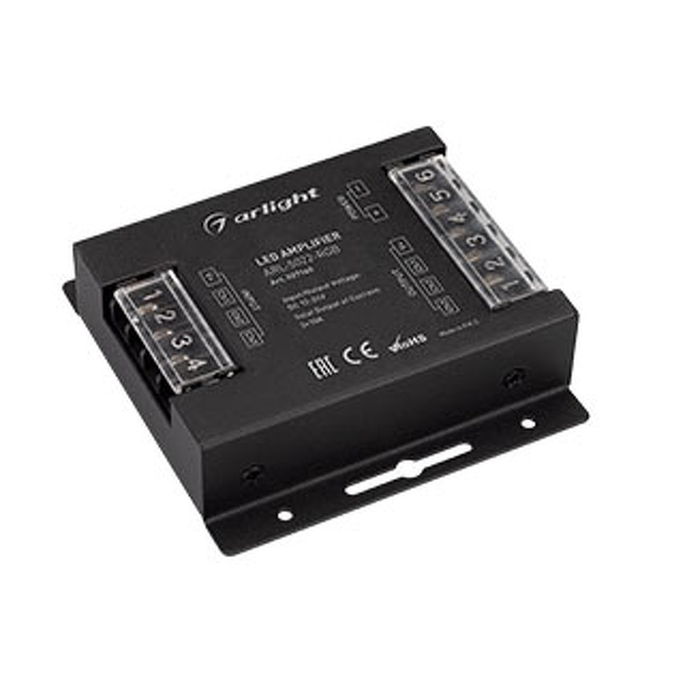 Фото №1  Arlight Усилитель ARL-5022-RGB (12-24V, 3x10A, 360-720W) ( IP20 Металл, 3 года)
