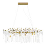 Превью фото №1  Люстра 10350/1000L AB Подвесная люстра LOFT IT Waterfall