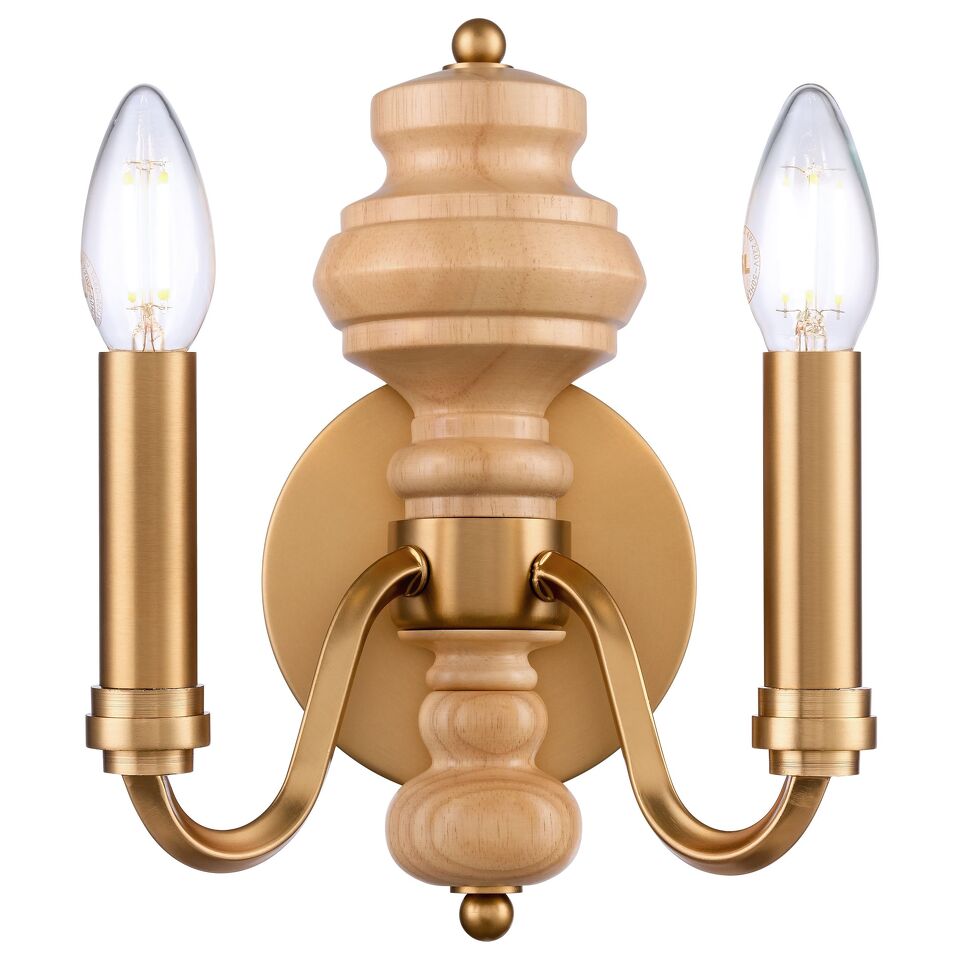 Фото №1  WE584.02.501 WERTMARK DONNA светильник настенный, E14, 2x40W