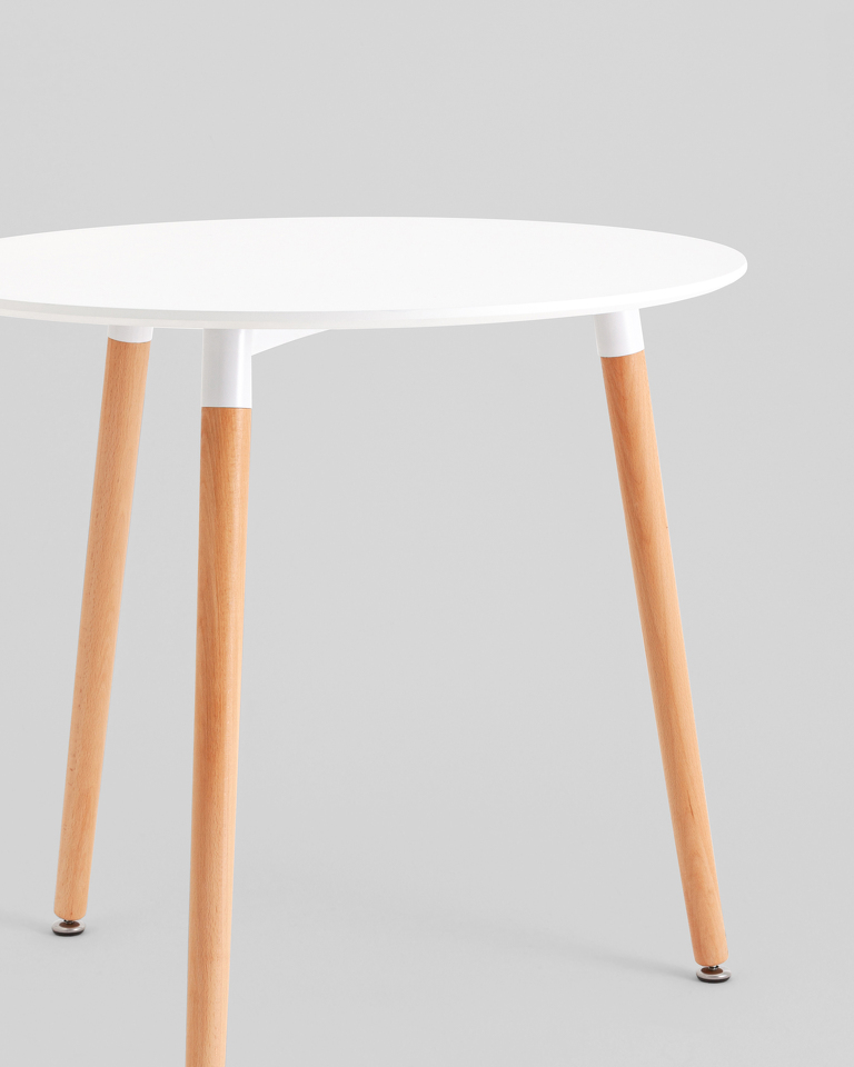 Фото №9  Стол круглый EAMES DST NEW D80 белый
