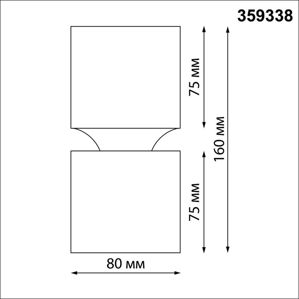 Фото №9  NOVOTECH 359338 OVER NT24 318 черный Светильник накладной светодиодный IP20 LED 10W/3W 3000K 1090Лм 170-265V ARISTO
