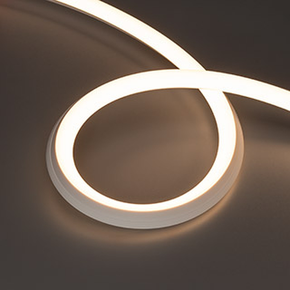 Фото №1  Arlight Лента герметичная MOONLIGHT-3D-A168-15x15mm 24V Warm3000 (7.2 W/m, IP67, 2835, 5m, Wire x1) ( Силикон)
