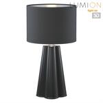 Превью фото №1  Настольная лампа LUMION 8124/1T COMFI LN26 478 черный, керамика/текстиль Настольная лампа E27 1*60W 220V HINAMI