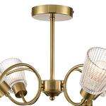 Превью фото №4  LUMION 8154/8C COMFI LN26 108 медный/прозрачный, металл/стекло Потолочный светильник Е14 8*40W 220V IMANA