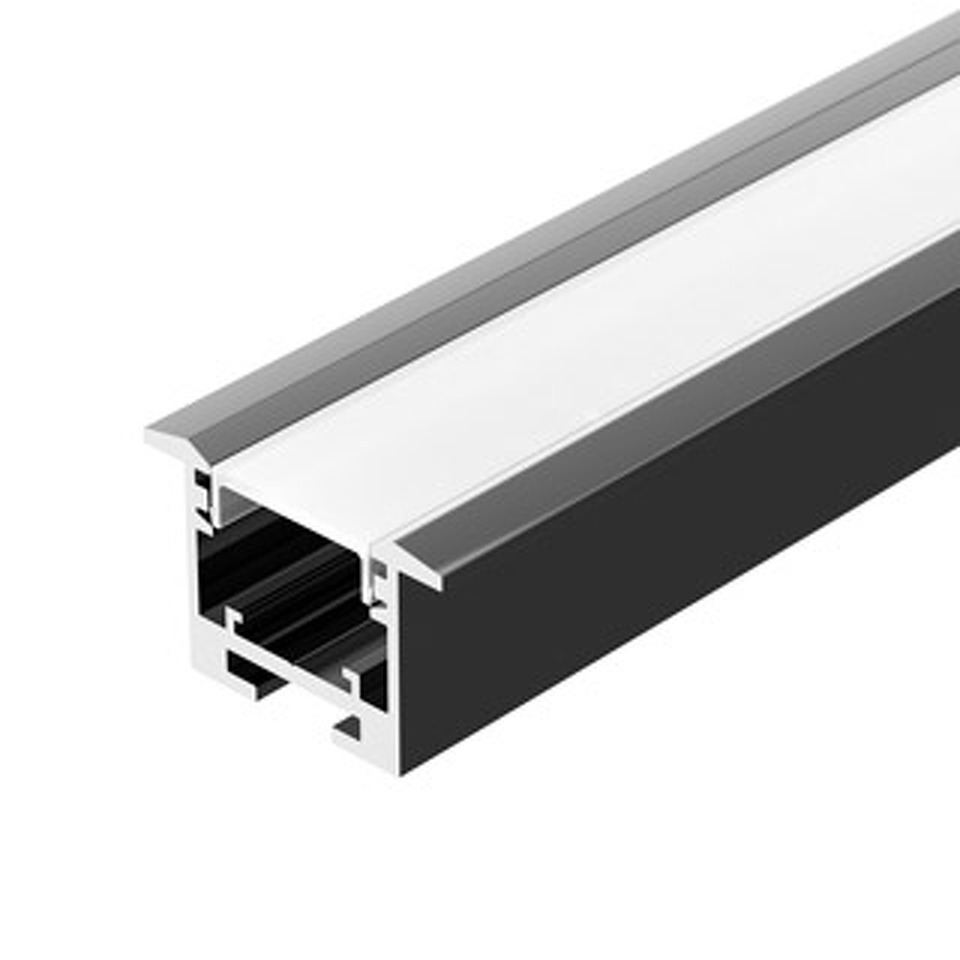 Фото №1  Arlight Профиль SL-LINE-3523-F-2500 BLACK ( Алюминий)