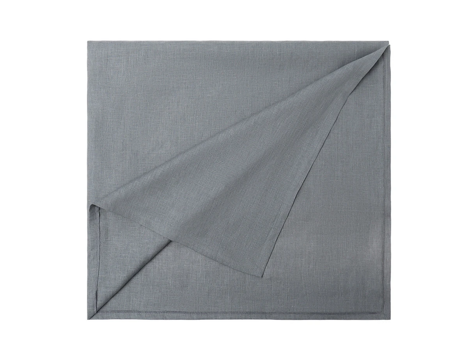 Фото №3  OGOGOHOME Скатерть льняная Linen collection grey 145х180 см