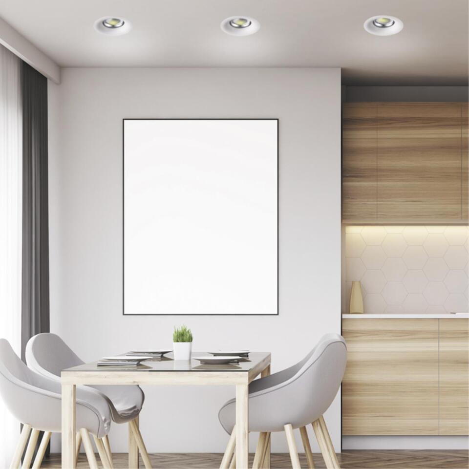 Фото №2  NOVOTECH 358024 SPOT NT19 464 белый Встраиваемый светильник IP20 LED 4100К 10W 220V GLOK