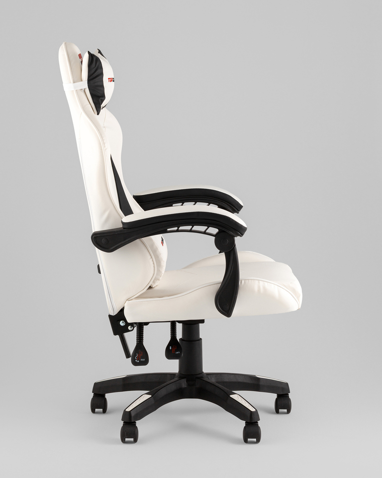 Фото №9  Кресло спортивное TopChairs Phantom бело-черный