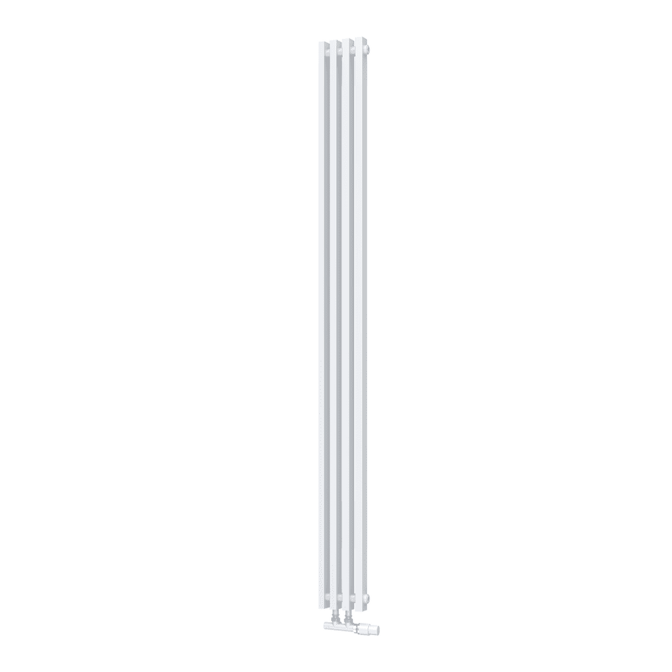 Фото №1  Радиатор Радиатор КЗТО Quadrum NEO 50 V 1750-4 R RAL1T104S9016 (белый муар)