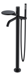 Превью фото №1  Boheme Смеситель STICK напольный BLACK TOUCH BLACK