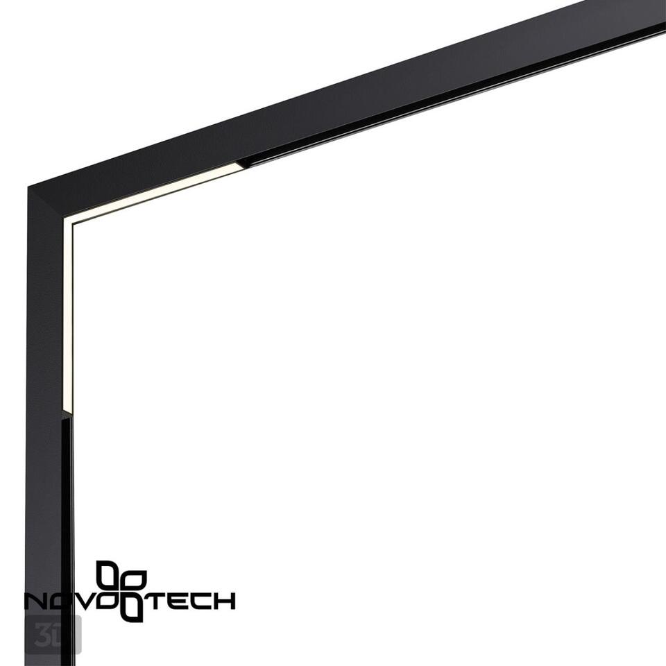 Фото №5  NOVOTECH 358608 SHINO NT21 155 черный Трековый светильник для низковольного шинопровода IP20 LED 4000K 24W 48V FLUM