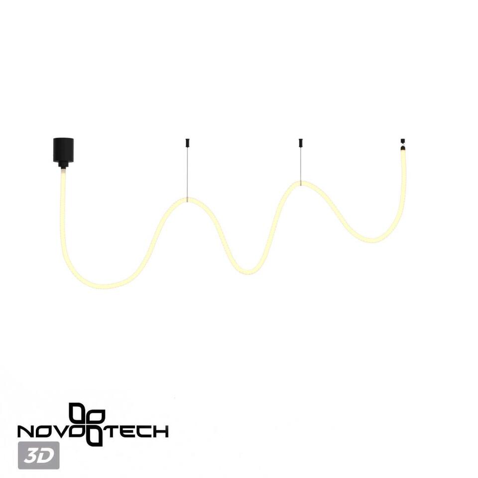 Фото №8  Подвесной светильник NOVOTECH 359330 KONST NT24 066 черный Светильник светодиодный IP20 LED 3000K 38W 170-265V 3360Лм RAMO