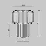 Превью фото №11  Настольная лампа Настольный светильник Maytoni MOD404TL-01GR