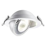 Превью фото №4  NOVOTECH 358817 SPOT NT21 466 белый Светильник встраиваемый светодиодный IP20 LED 18W 1600Лм 4000K 220V GESSO