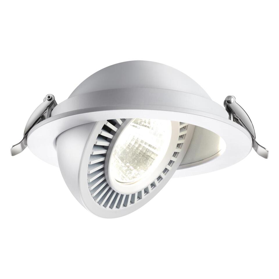 Фото №5  NOVOTECH 358817 SPOT NT21 466 белый Светильник встраиваемый светодиодный IP20 LED 18W 1600Лм 4000K 220V GESSO