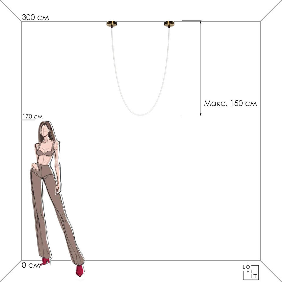 Фото №9  Подвесной светильник 10230/3000 Подвесной светильник LOFT IT Lori