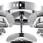 Превью фото №3  Люстра LUMION 8239/5CL LEDIO LN25 000 хром, металл/пластик Люстра потолочная с ПДУ LED 65W 3000-6000K 220V RUANA