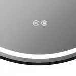 Превью фото №13  Watersense Зеркало Lina Supernova Black D80, LED подсветка, сенсор, антипар T20124