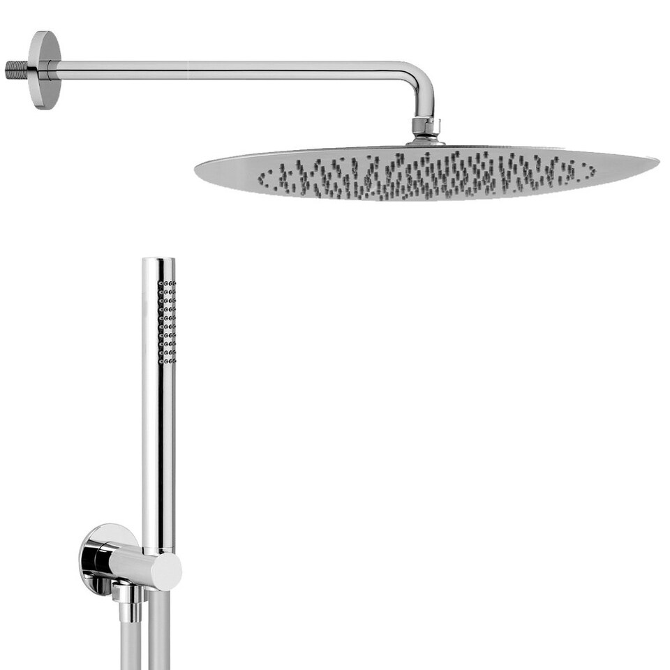 Фото №9  KT015BXX AQUAelite Pop, комплект для душа с гарнитуром, 300 мм Нержавеющая сталь полир., 02Q