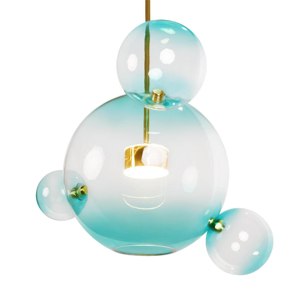 Фото №8  Подвесной светильник 2027-P4 Blue Подвесной светильник LOFT IT Bolle