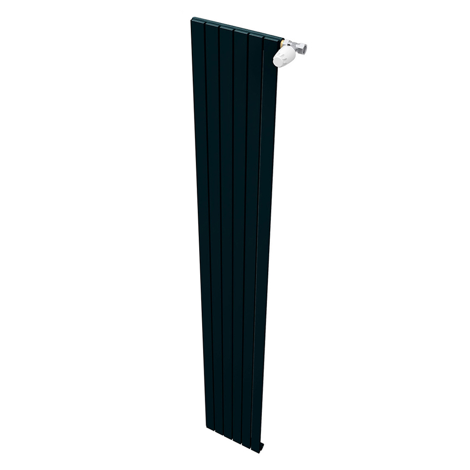 Фото №5  Радиатор Радиатор КЗТО Соло В 1 -2000-6 RAL1T103S9005 (черный матовый муар)